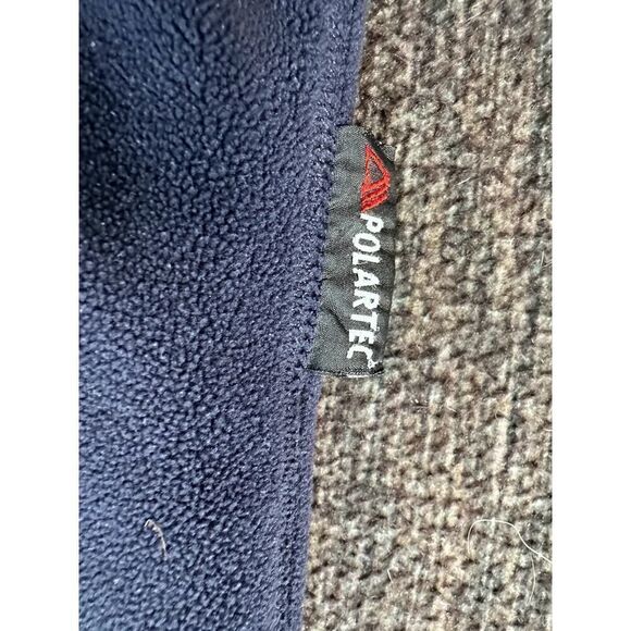 VTG Polo Sport Polartec Men's Large Yellow Blue Reversible Vest Coat - Picture 10 of 12